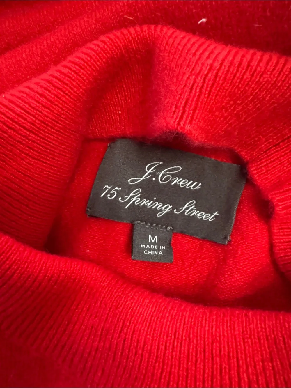 J. Crew bold red